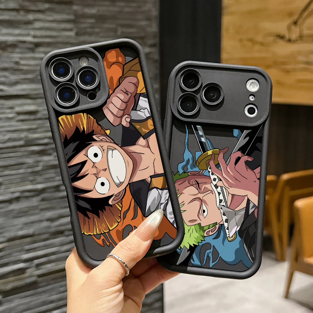 Zoros Luffys One Pieces Phone Case for Motorola Moto G86 G85 G84 G75 G60 G54 G53 G52 G35 G34 G32 EDGE 70 60 E40 E32 E22 5G Cover view 2