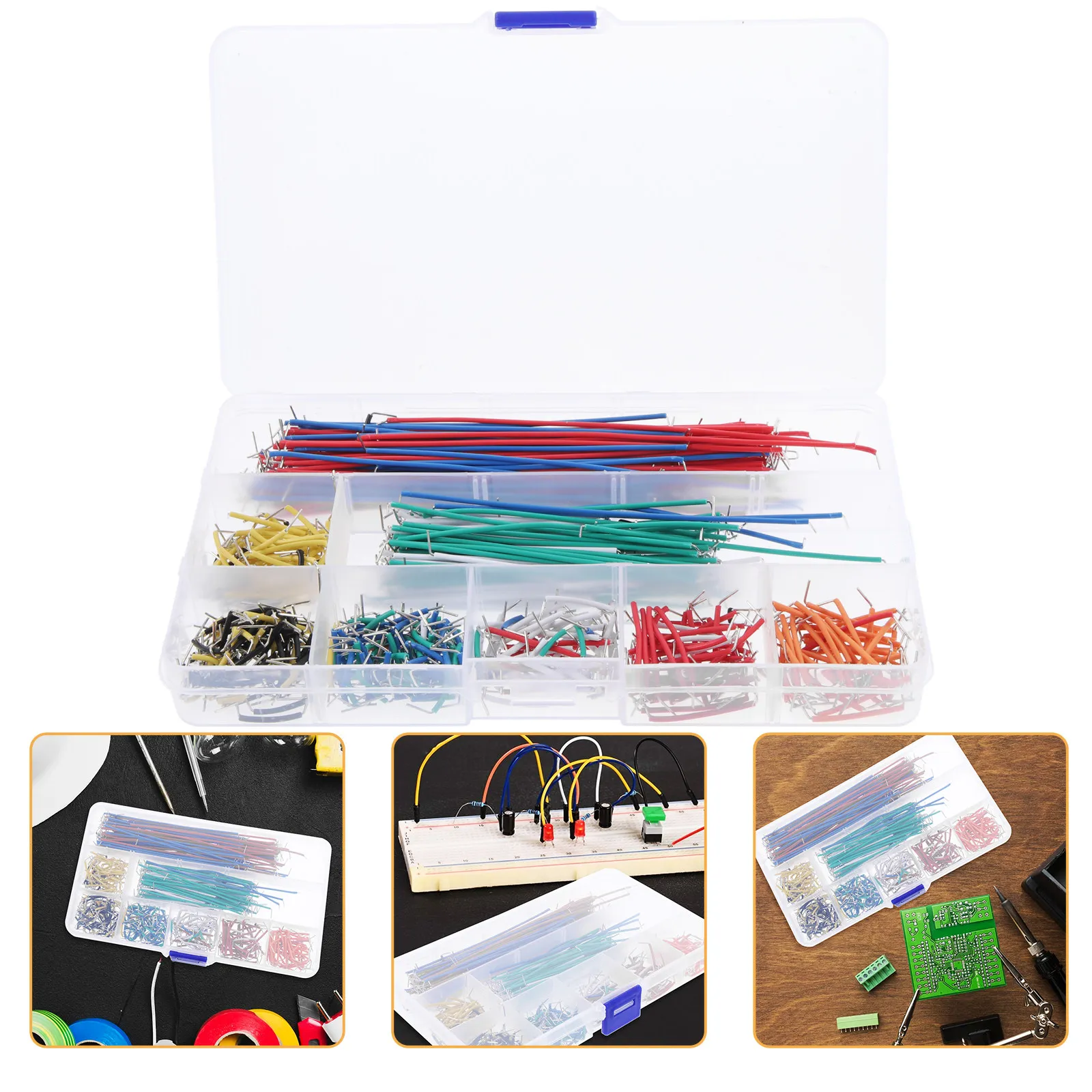

560Pcs Jumper Wire Kit Breadboard Jumper Wires 14 Lengths Assorted Preformed Solderless Prototyping Breadboard Cable Wire Set