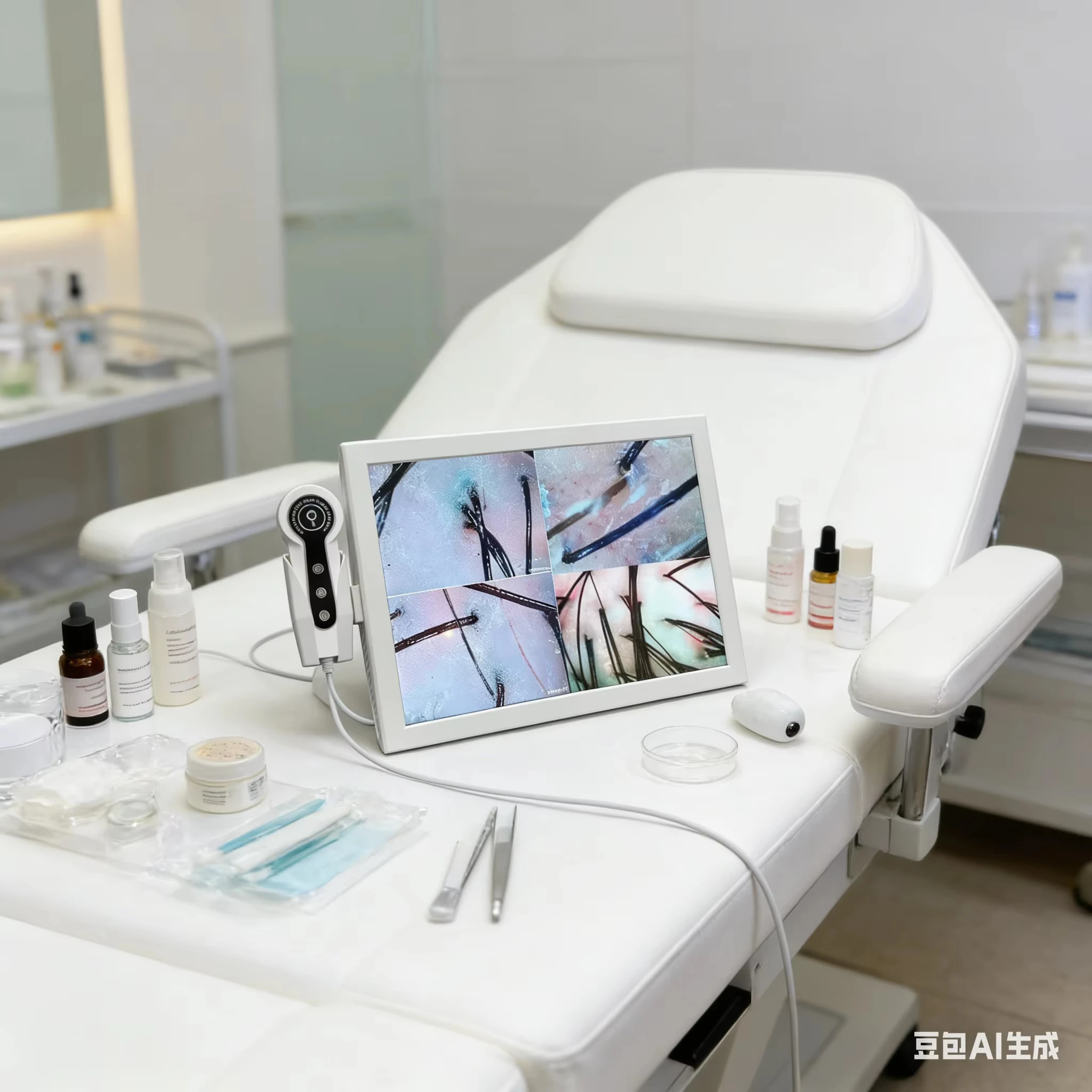 2026 15-Inch HD Skin And Scalp Analyzer - Quick One-Click Test for Hair Follicle Health & Skin Oil Moisture Balance