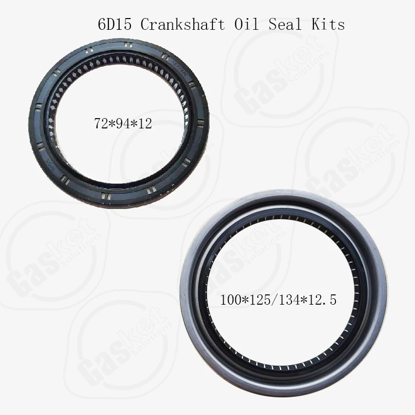 6D15 6D10 6D11 6D14T 6D16 6D14-3AT Front and Rear Crankshaft Oil Seal Production factory For Mitsubishi Engine BZ2374E BE4018E