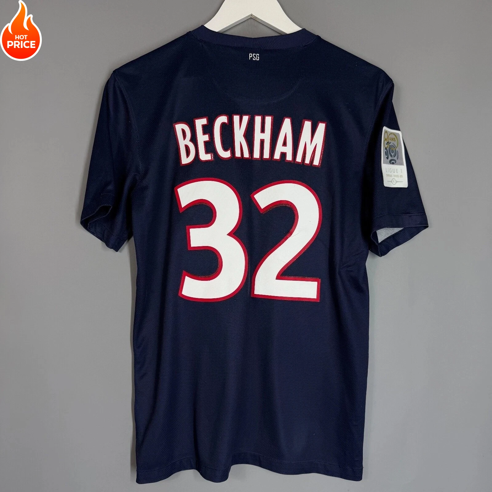 

2026 Paris Saint-Germain's Home Football Jersey for The 201213 Season #32 BeckhamAdult and Children's Sports Breathable T-shirt