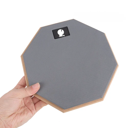 Imagen 2 del producto Almohadilla de tambor de entrenamiento de madera de goma, instrumentos de música, 8 pulgadas