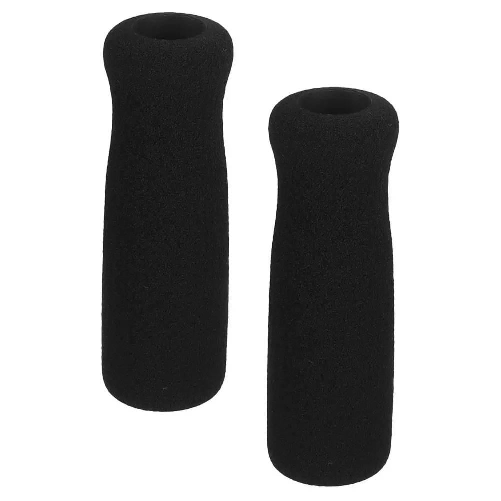 

2Pcs Walking Aid H le Cover Sticks Accessories Black Sponge Thick Material Nonslip Comfortable Grips For Elderly Crutch Cane