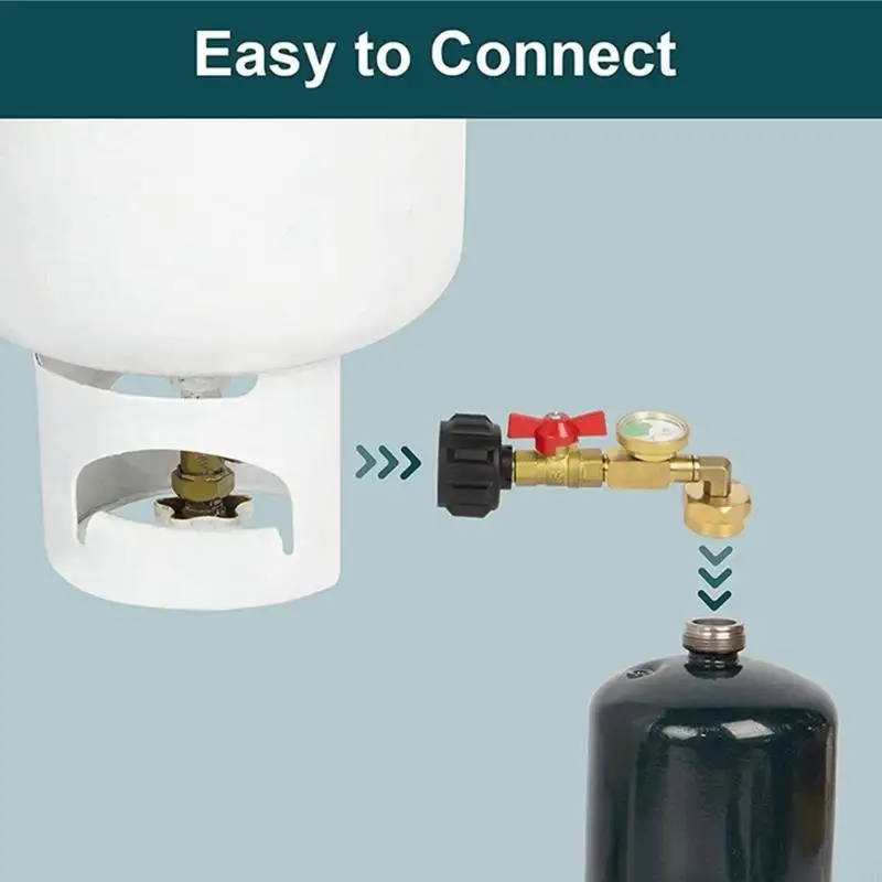 F92F نفخ زجاجة بروبان فعالة مع محول بروبان محول دائم مثالي للشواء والتخييم