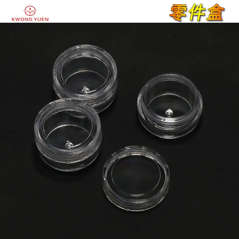 Kwong YUEN Watch Repair Tool Parts Box Storage Box 18 Grid Parts Box Small Parts Accessories Box Watch Parts Round Box