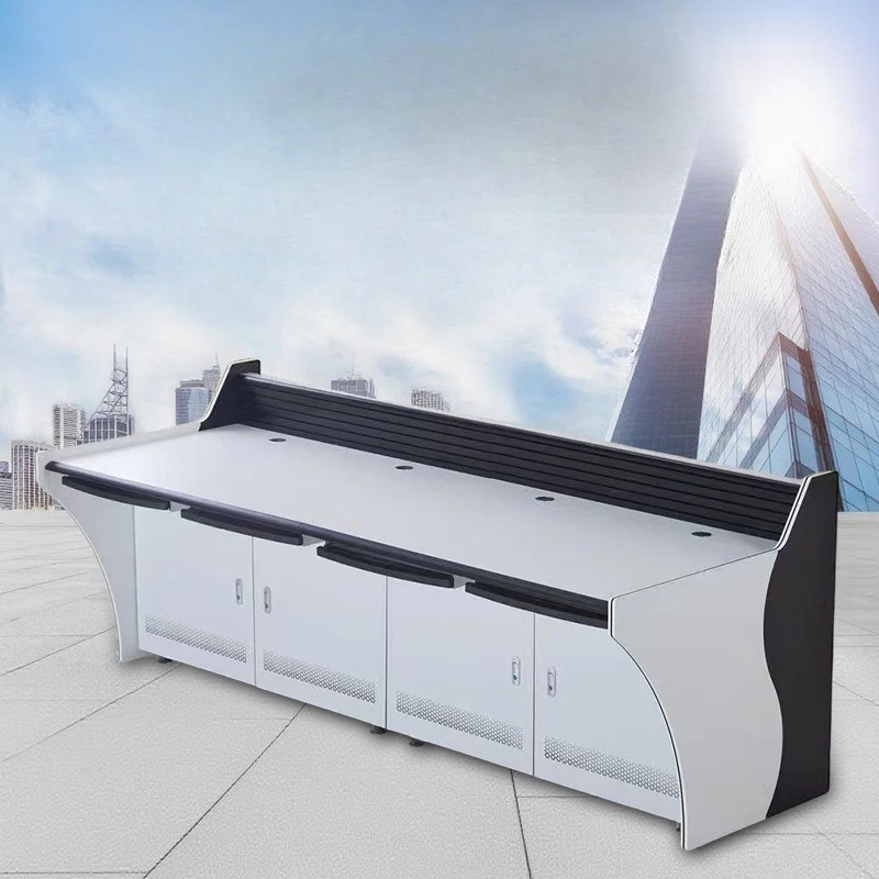 Command center dispatching desk, security monitoring room workbench, dual and triple operation console
