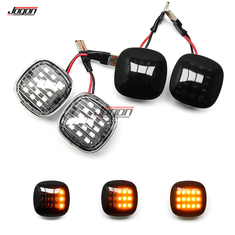 Luz LED de posición lateral dinámica para coche, luces intermitentes para SKODA Fabia 6Y 5J MK2 Octavia A4 MK1 Rapid NH3 Superb Seat Ibiza