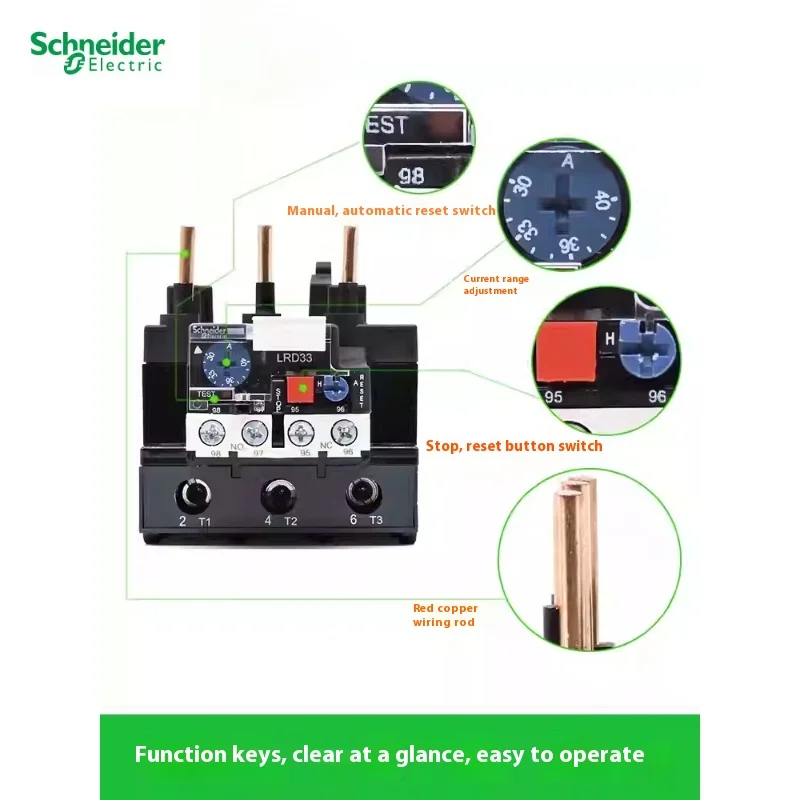 Schneider Electric LRD3322C/53C/55C/57C/59C/61C/63C/65C Thermal Overload Relay