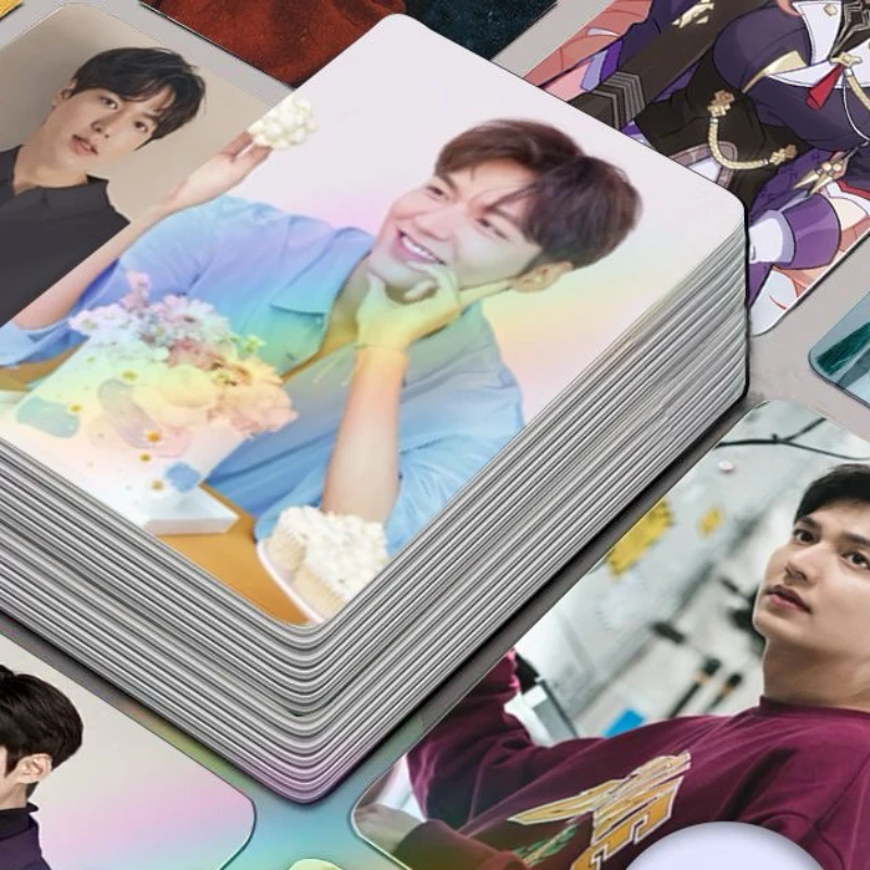 

30/50 шт. без повторения, корейский мужской идол Ли Чон Су Парк Бо, резин Ли МиноХ Ли Донг Вок, постер, двусторонняя печать, 3-дюймовая карта