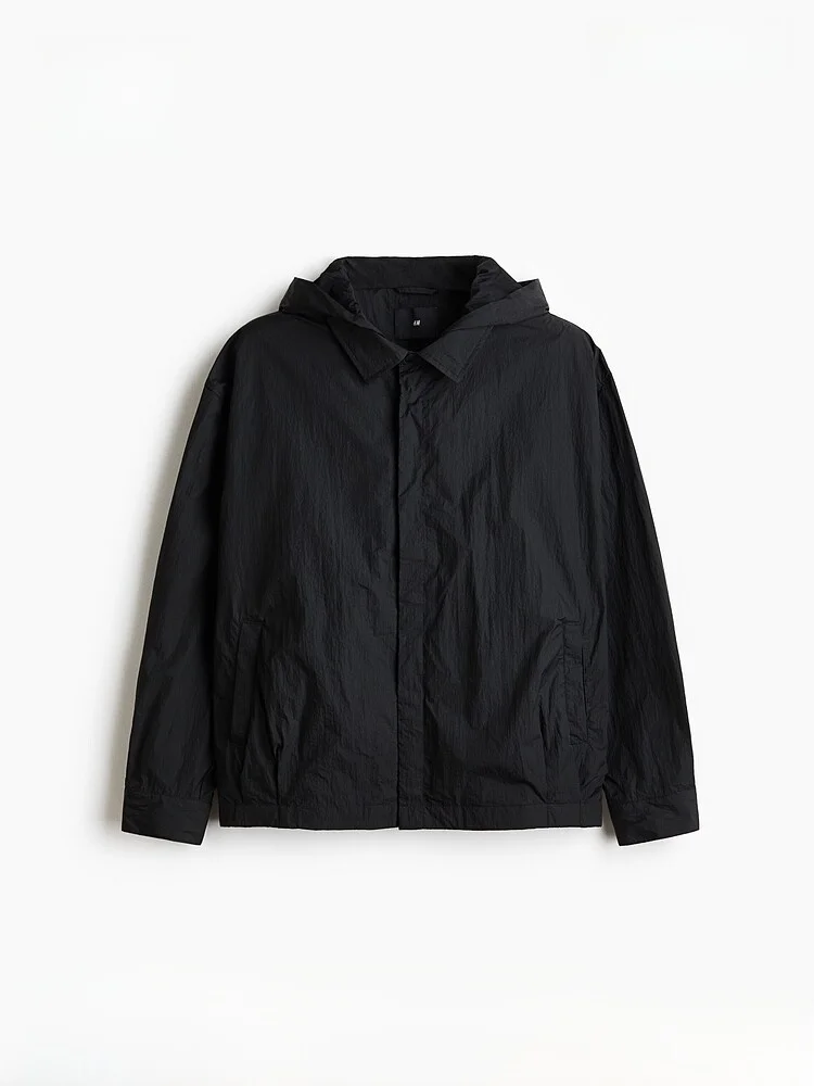 

H&M Spring 2026 Men's Windproof Jaet 32652 Casual Sle Regular Length Loose Fit Nylon Fiber 00% Windproof Outerwear