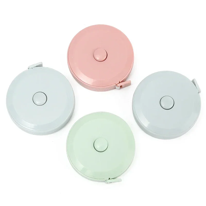 Macaron Color Mini Portable Tape Measure Automatic Retractable Soft Measuring Tapel Tailor Measuring Tape