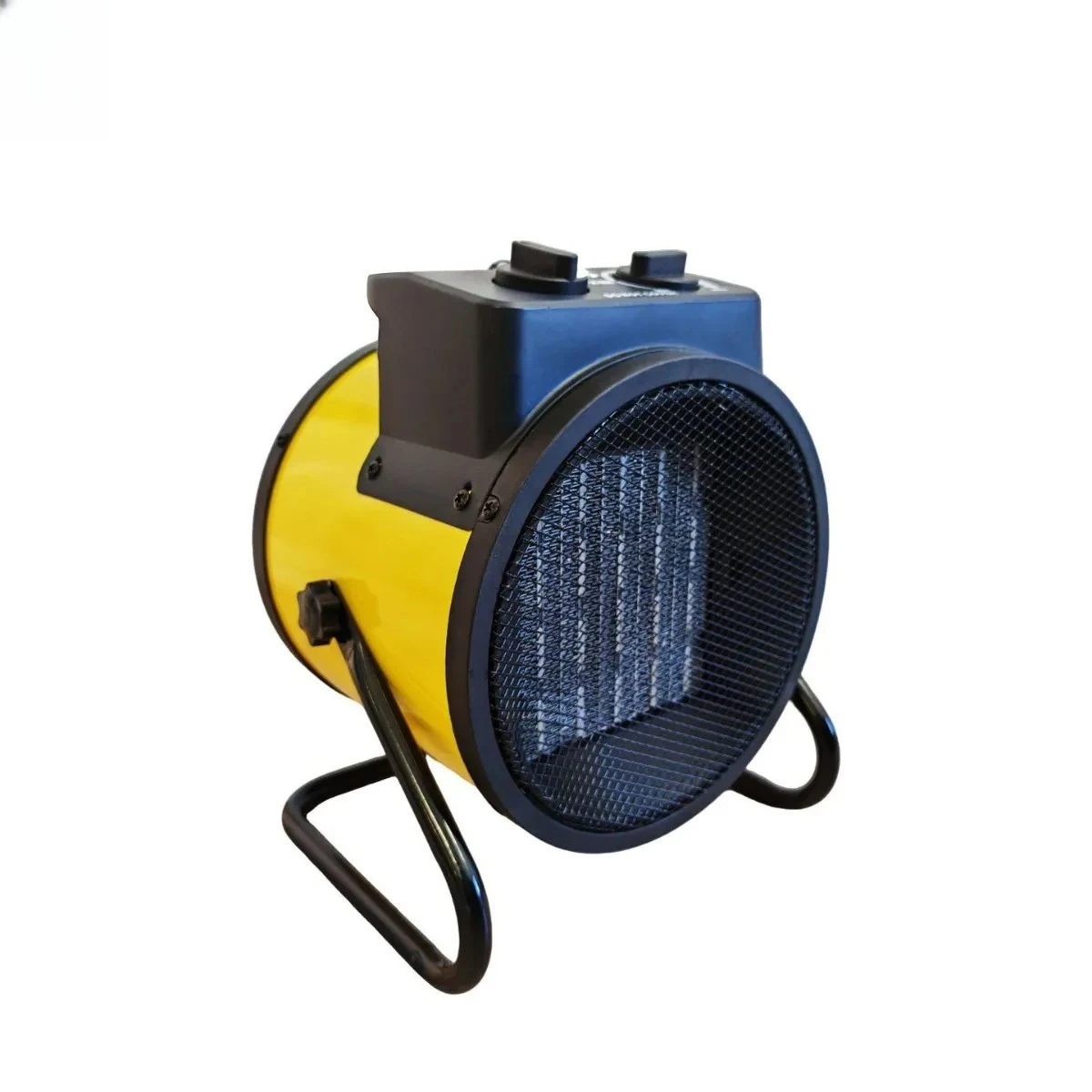 Utility Mini Cannon Household Heater Yellow PTC Ceramic Space Heater With Cat‑Eye Appearance