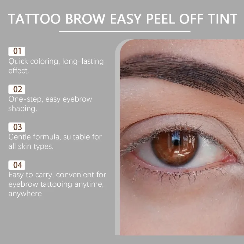 جل الحواجب يدوم طويلاً، تلوين طبيعي، يرطب ويغذي العناية بالحواجب