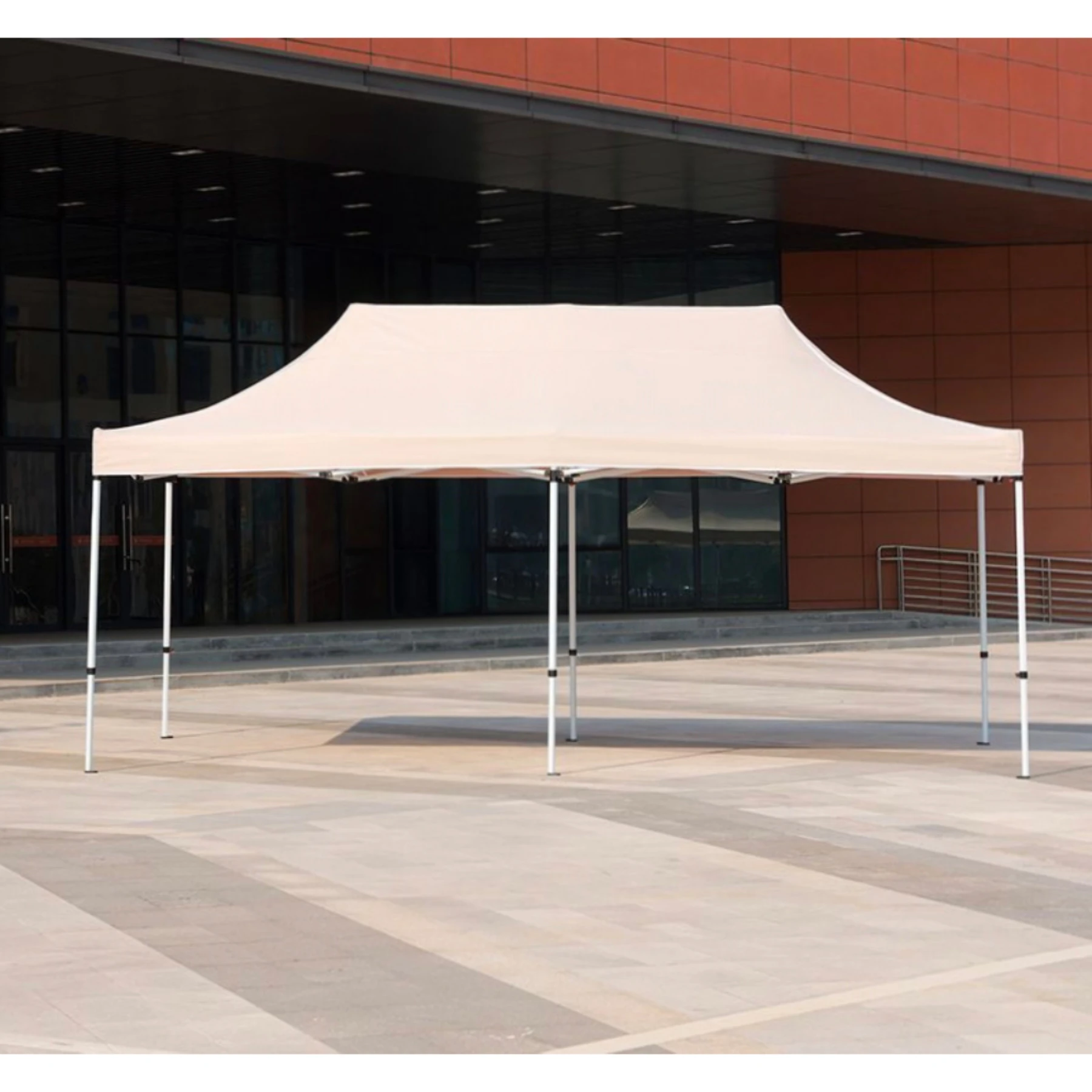 

Sunshade Rain Shelter Portable Gazebo Tents Instant Shelter Canopy Metal Canopy Triangle Roof Top 10Ft X 15Ft Marquee Tent
