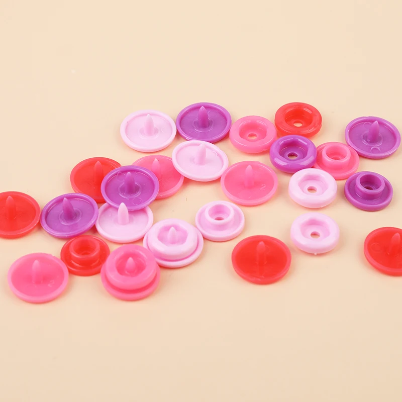 20 Sets For Baby Clothes Clips Quilt Button Round Plastic Snaps Button  Dark Buckle Button Fasteners Garment Accessories