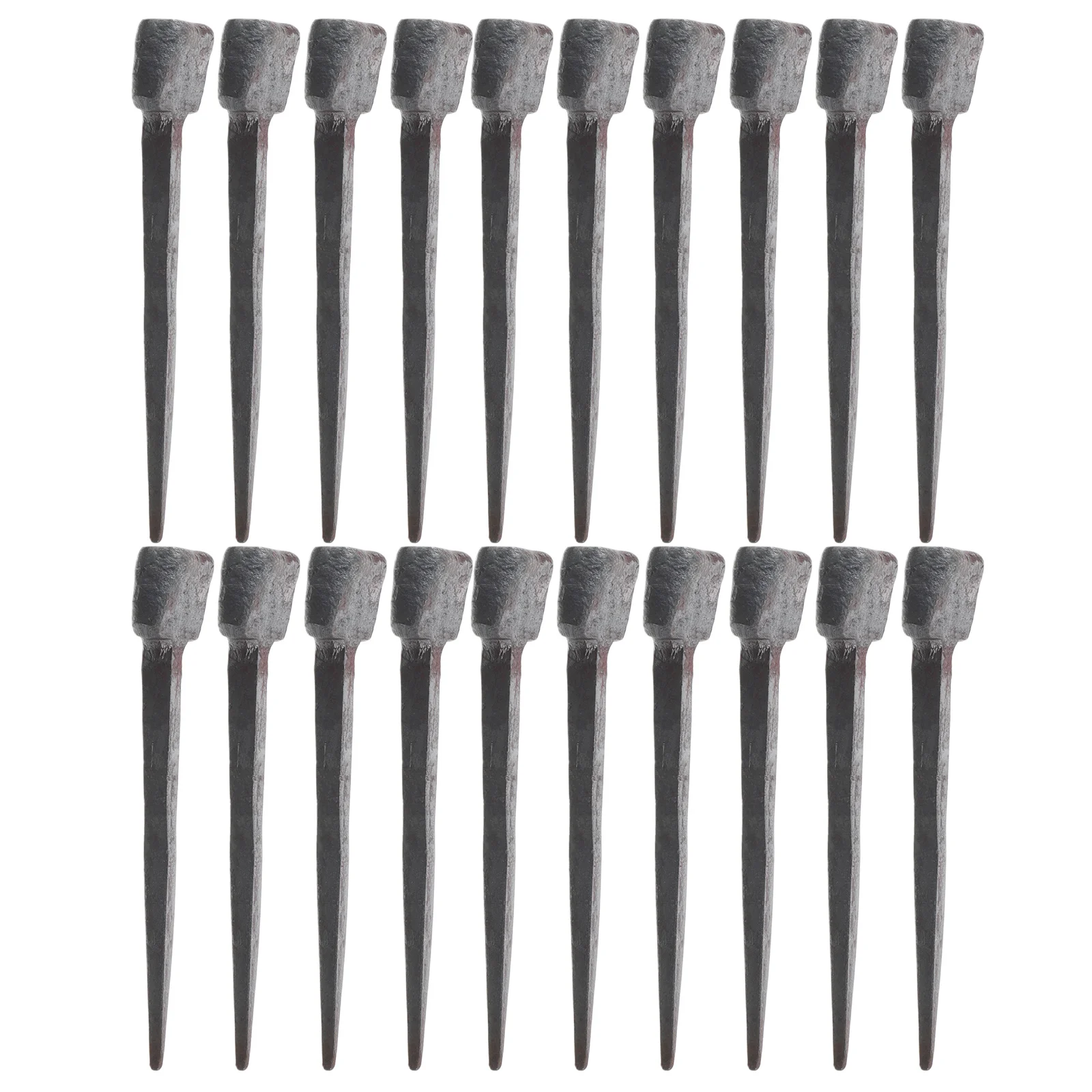 20 قطعة مسامير حدوة الحصان صلابة عالية حافر الحصان حذاء مسمار أدوات معدنية صيانة مستقرة اكسسوارات لإصلاح سباق الخيل