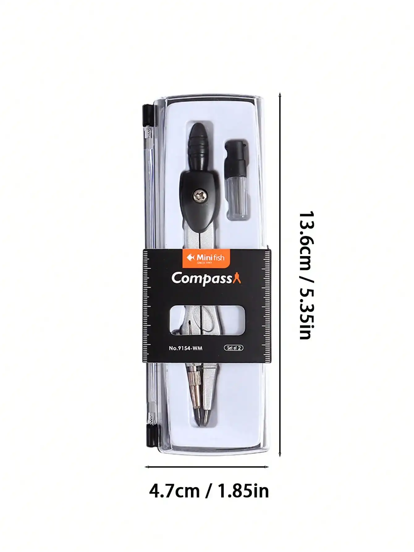 Precision Compasses with Replaceable Tips  Student Drawing and Mapping Tool Set  Suitable for Both Examination and Office Use