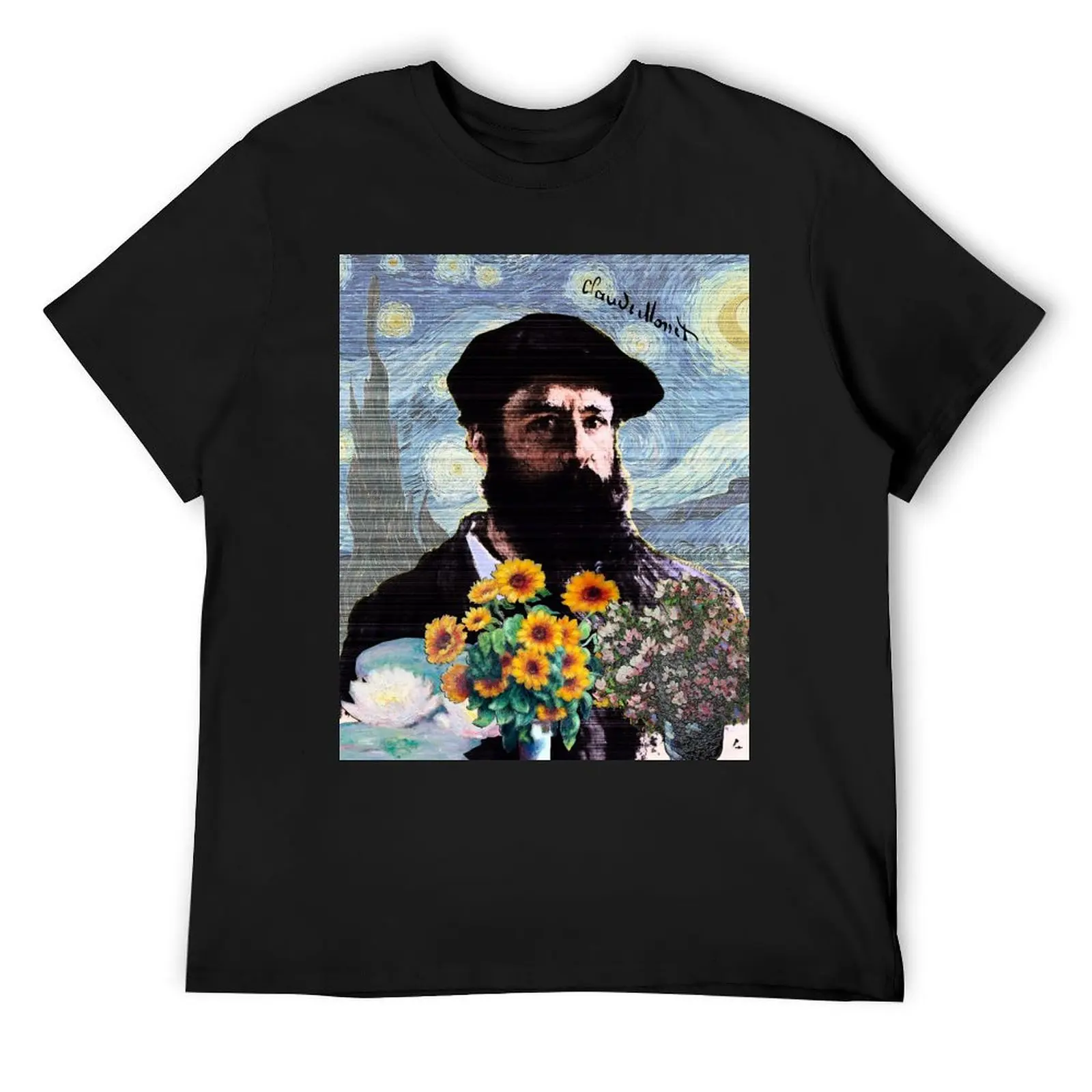 Claude Monet Mashed T-Shirt plus size clothes anime t shirts plus sizes mens funny t shirts