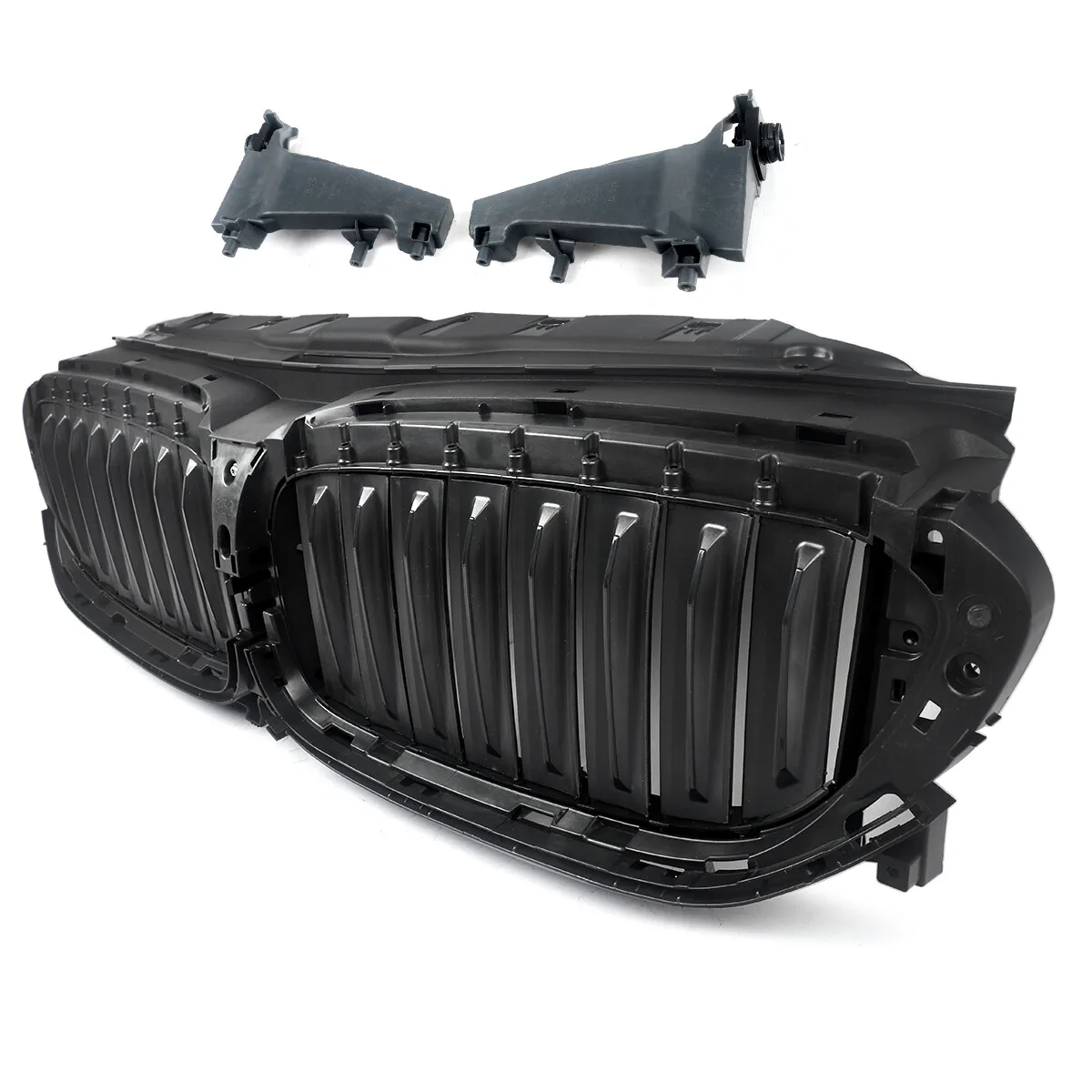 استبدال لسيارات BMW 5 Series G30 شبكة الشواية السوداء G31 520i 530d 540i 2017 2018 2019 2020 المصد الأمامي مركز المبرد شواية شواية