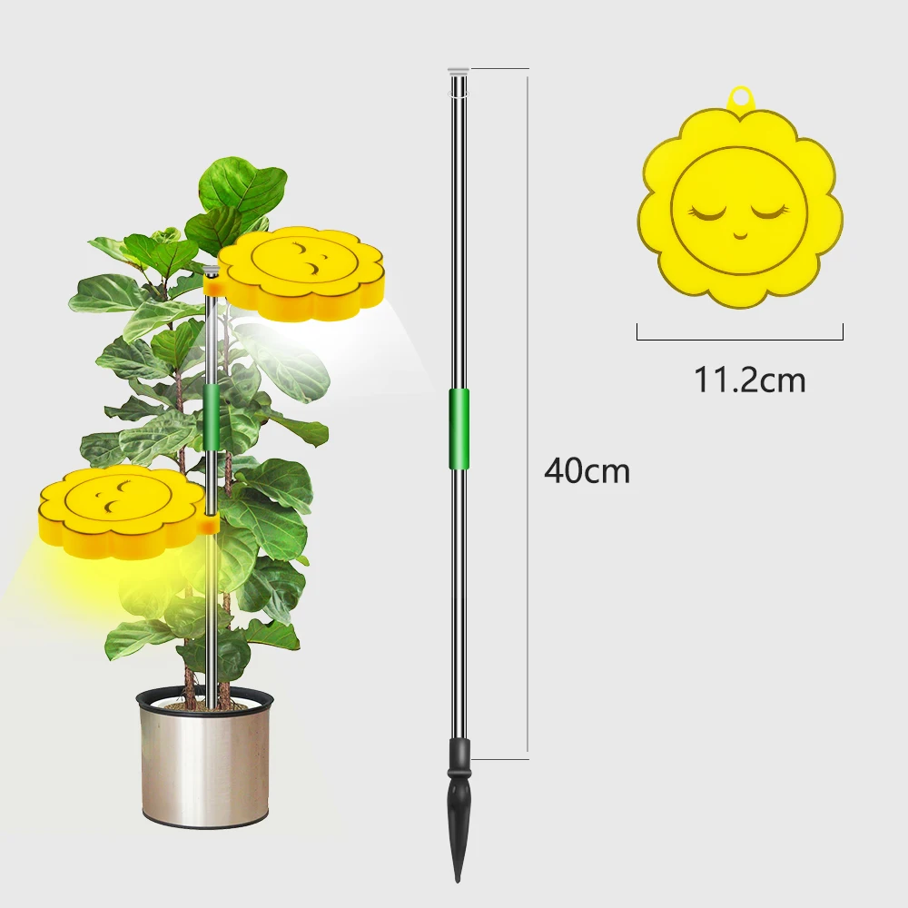 Usb 5v planta cresce luz ed crescente espectro completo para plantas de interior espectro completo planta luz 3/ 9/ 12h ligar/desligar temporizador crescer