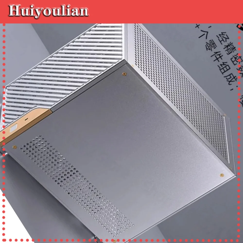 F15MAX All Aluminum PC Case ITX MATX DIY Chassis for Desktop Computer