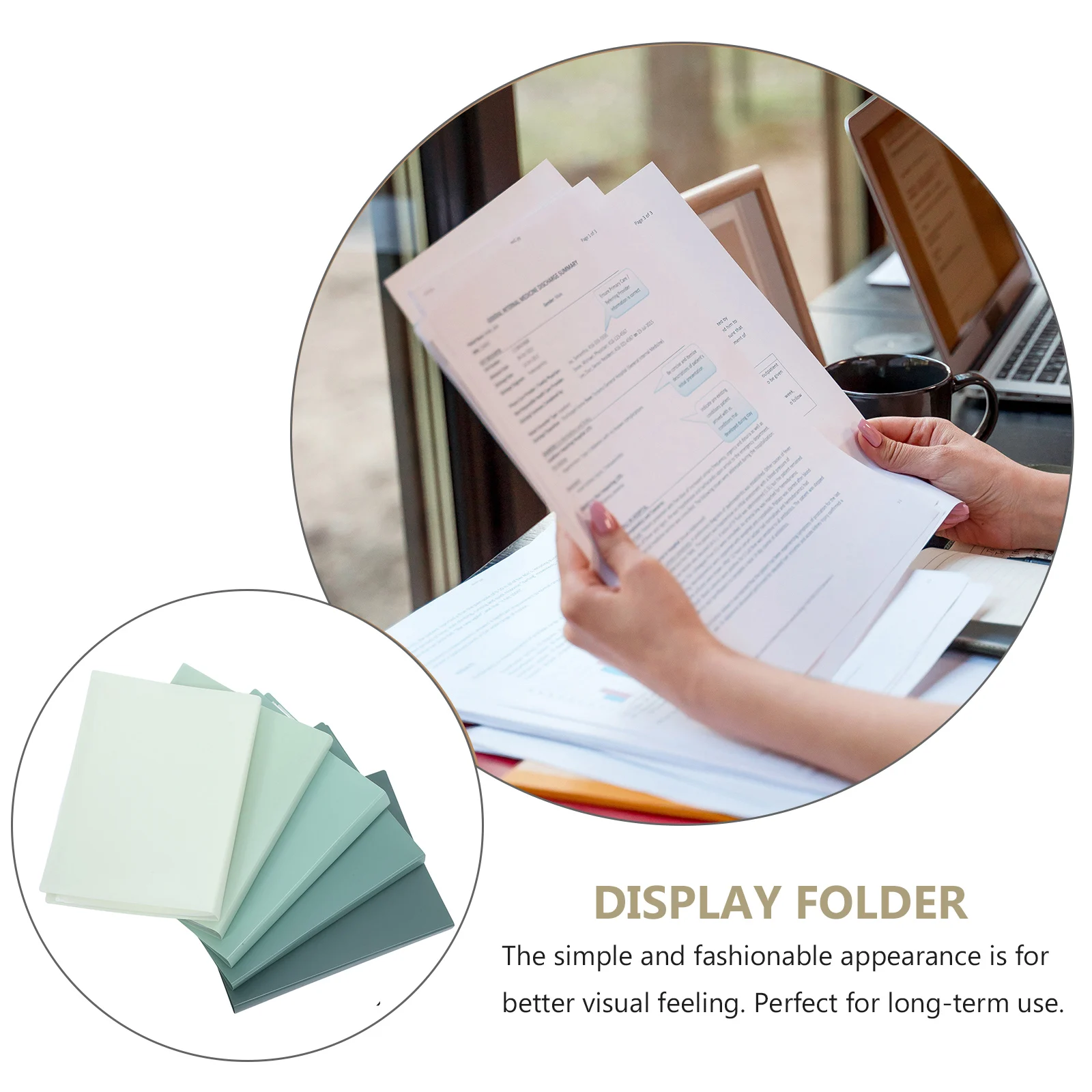 

5pcs Display File Organizer Bag For Documents Checks Receipts Lightweight Portable With Multiple Storage Pockets File Storage