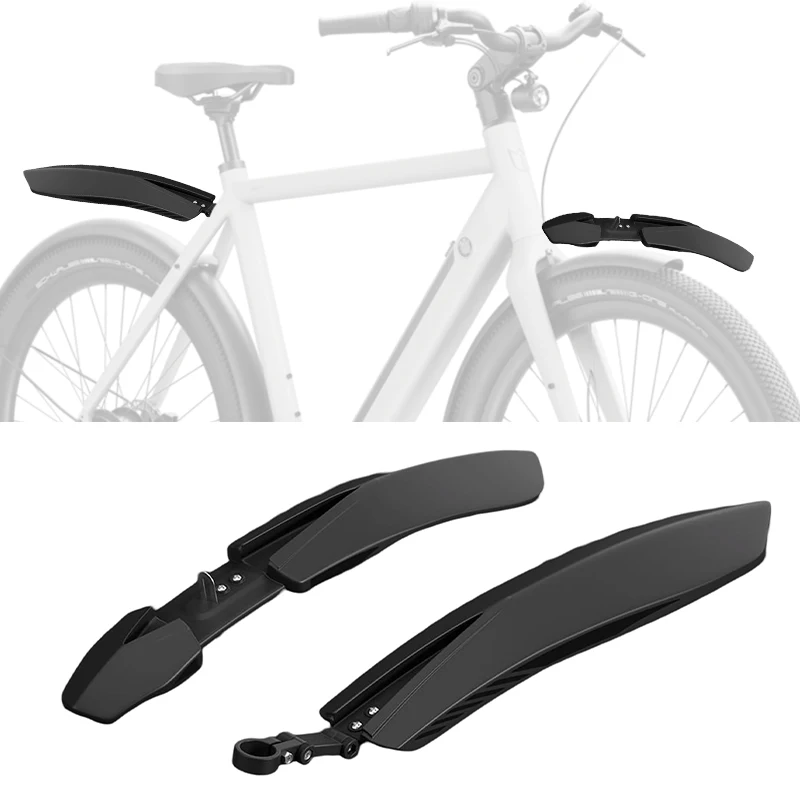 

Universal Adjustable Bike Fender Set - Quick Release 24-26-27.5 Inch Bicycle Mudguards for MTB/Ebike Splash & Dirt Protection