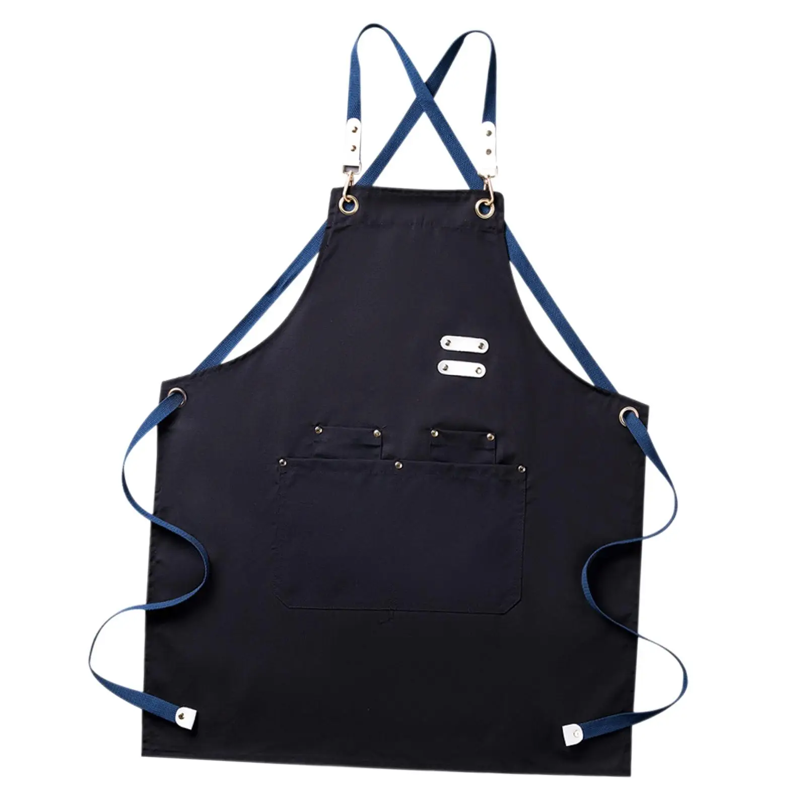 Comfortable Kitchen Work Apron for Men Women with Adjustable Straps for Serving Cleaning Tasks