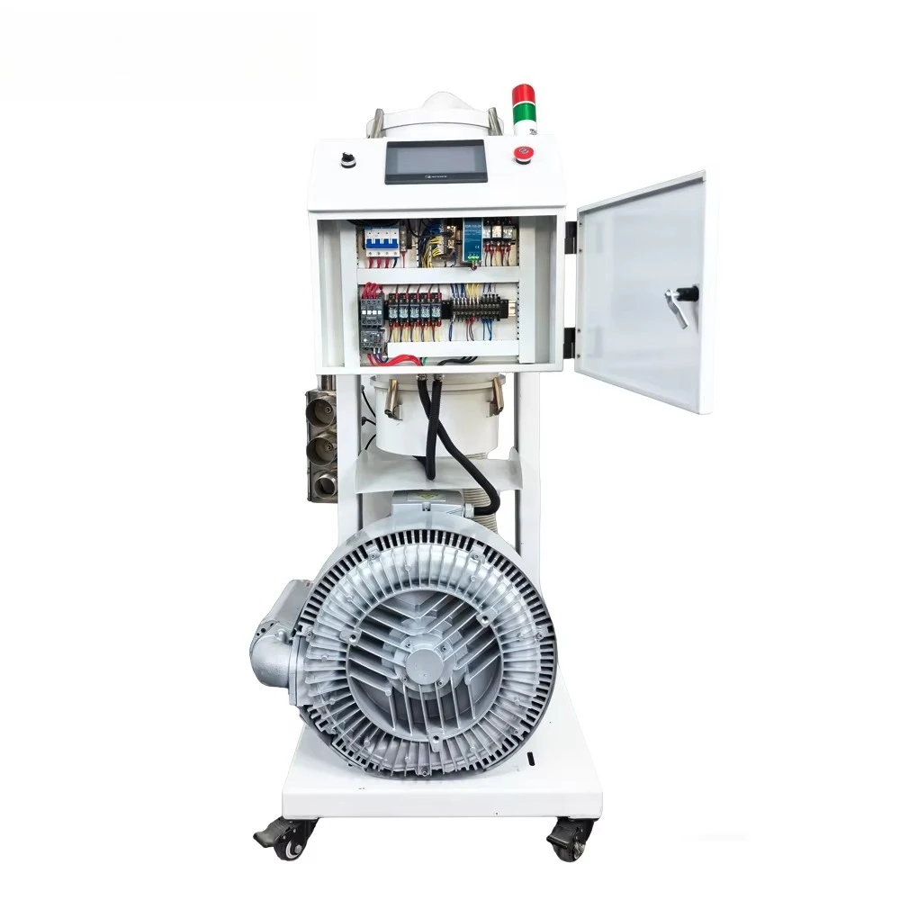 Automatic Integrated Vacuum Hopper Loader, Plastic Granule Vacuum Auto Feeder Conveyor for Injection Molding