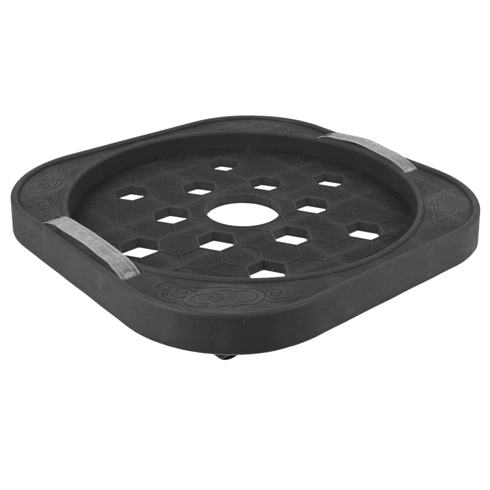 2pcs Movable Wheels Propane Holder Base Plate Cylinder With Wheels Gas Tank Tray Movable Gas Tank Tray Stand Storage