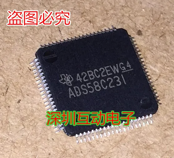 Free shipping   ADS58C23I QFP-80      10PCS