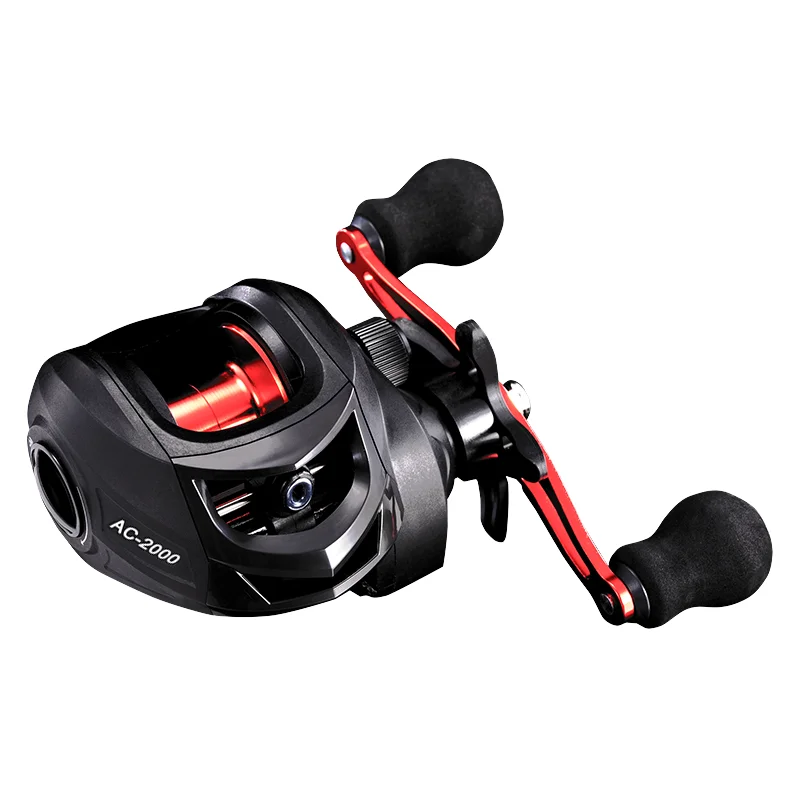 Baitcasting Fishing Reel Lightweight Fake Bait Reel for Stream River Lake Fishing Tackle 6.3:1 Gear Ratio