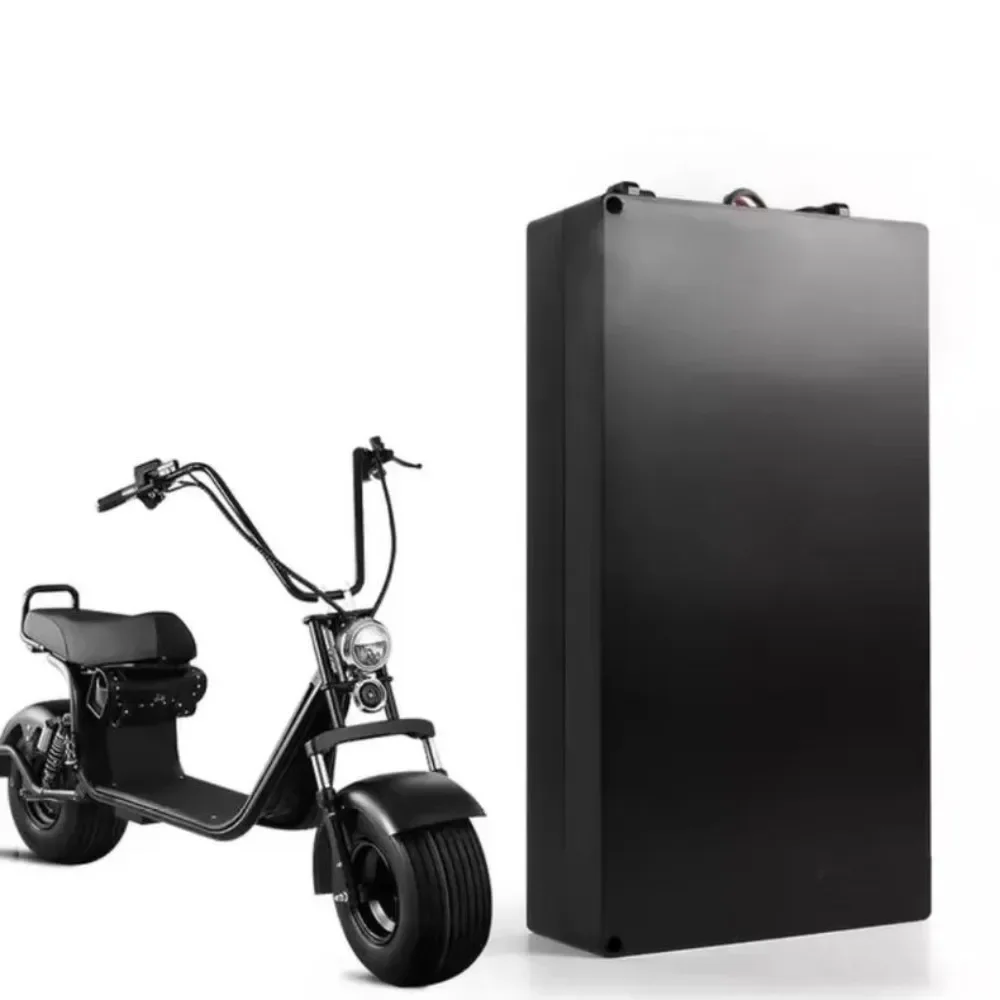 Imagem -04 - Citycoco Lithium-ion Battery para Harley Citycoco Motocicleta Adicional para Leg Compartment e de Carregamento 60v 20ah 30ah