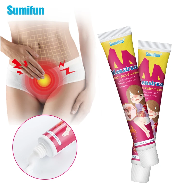 

1/3/5Pcs Sumifun Menstrual Pain Relief Cream Dysmenorrhea Abdominal Palace Cold Hysterospasm Heat Ointment Body Massage Plaster