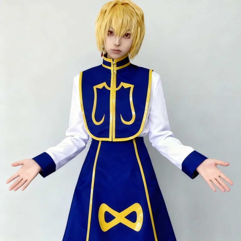 أزياء أنيمي مانغا هنتر كورابيكا التأثيرية أزياء شعر مستعار السراويل العلوية كوس كونفينشن ملابس حفلات الهالوين وأعياد الميلاد للرجال