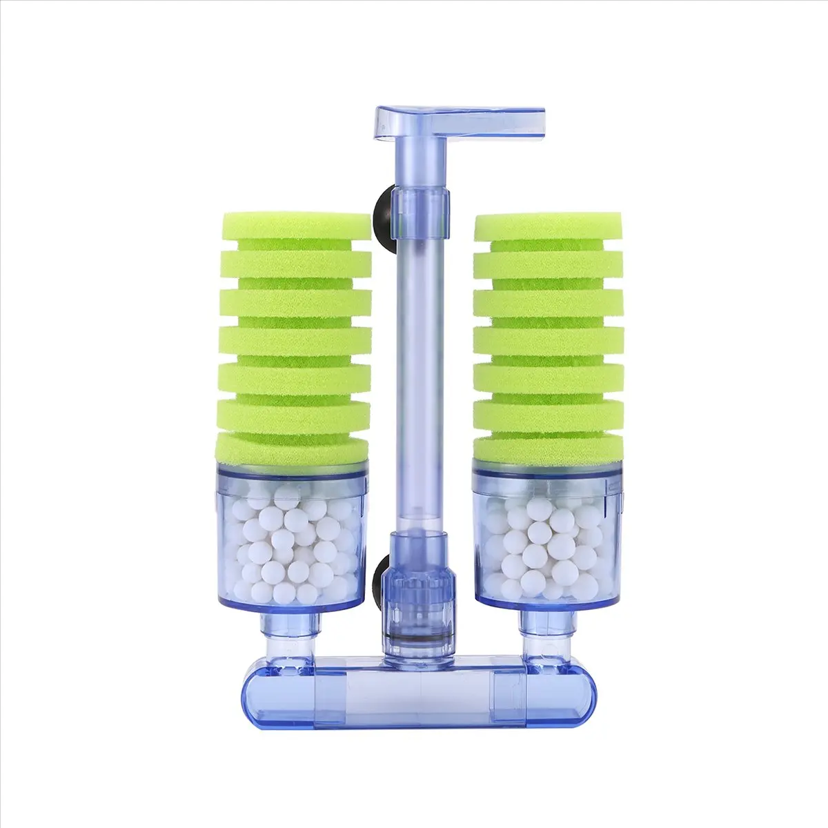 KSOL Aquarium Filter,Ultra Quiet Aquarium Biochemical Sponge Filter Fish Tank Air Pump Fry Aquarium Fish Tank Water Fall Double