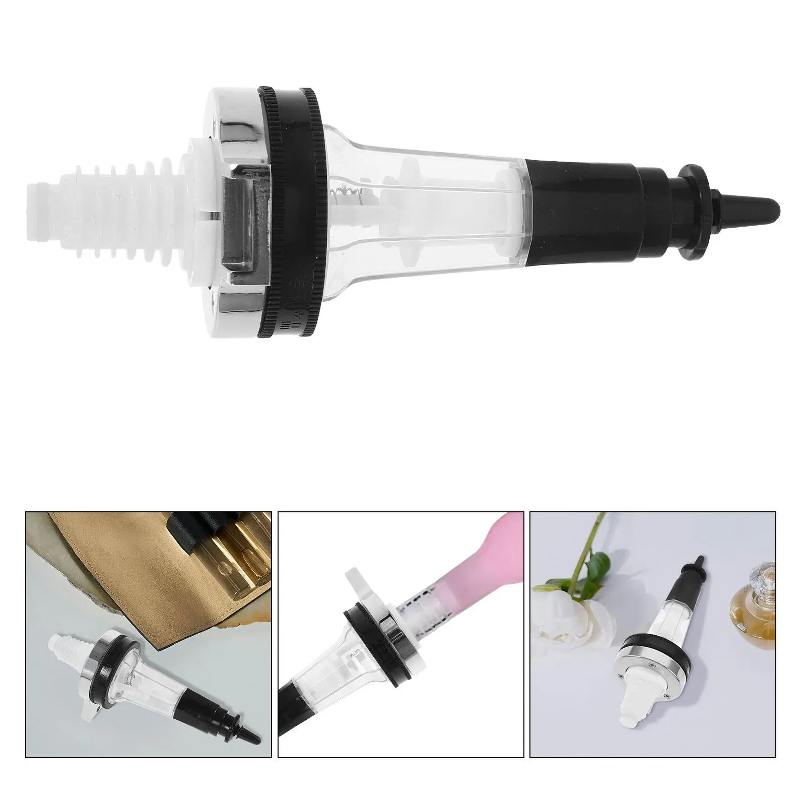 Perfume Dispenser Pump Bulk Pack Display Rack Accessory Plastic Filling Tool Presentation Enhancer