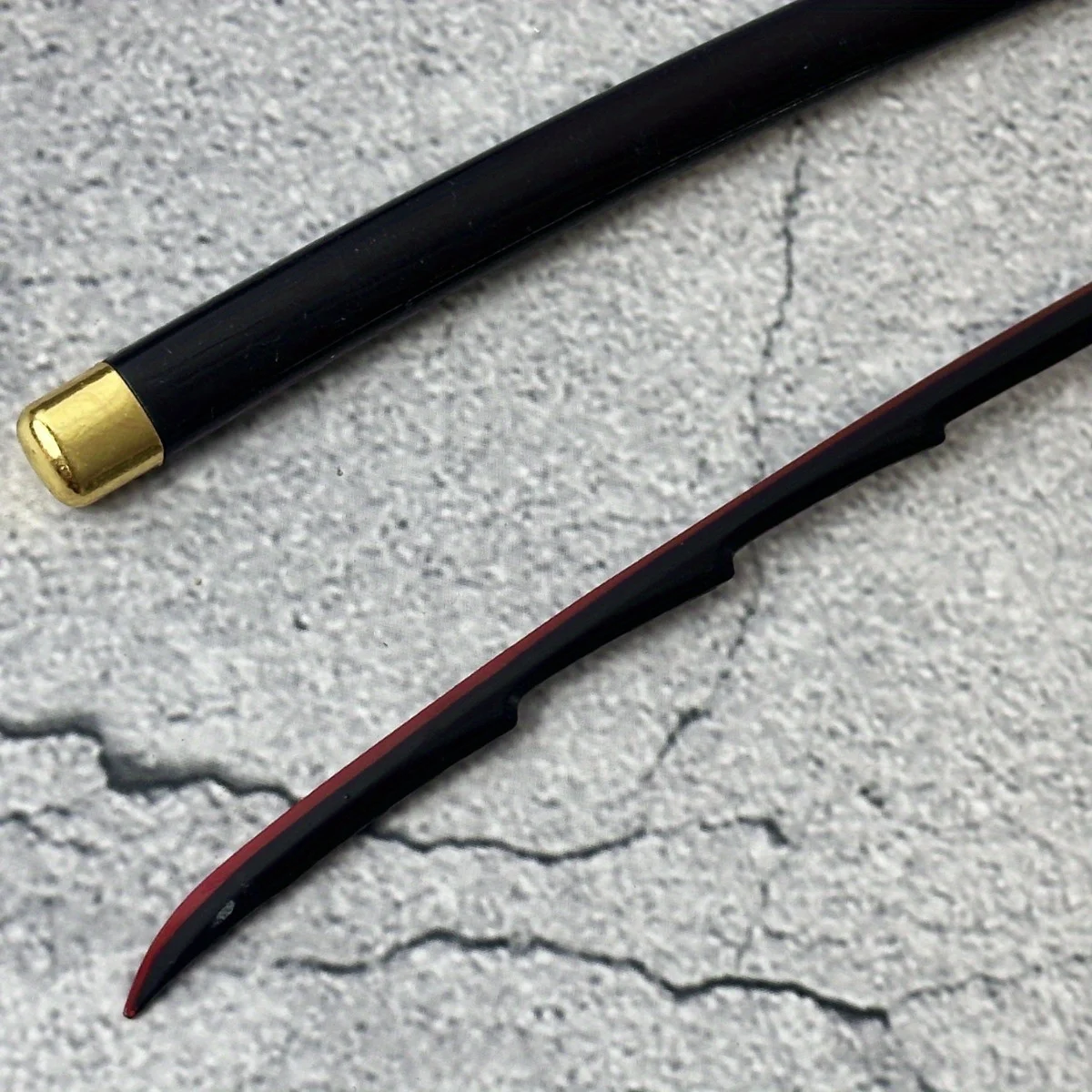 10 pouces Anime eau de javel Katana Aizen métal Ninja couteau lame Kurosaki Ichigo fausse épée taille réelle japonais Katana samouraï sabre cadeau