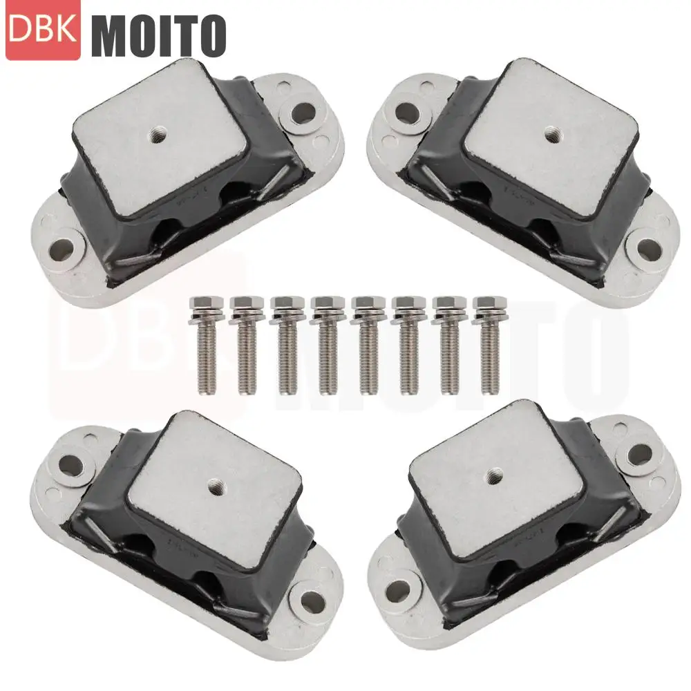 Motorcycle Engine Motor Mount Rubber Bracket For Yamaha WaveRunner FX VX CRUSIER FZS FZR 67X-44517-10-94 67X-44517-10-00 4pcs