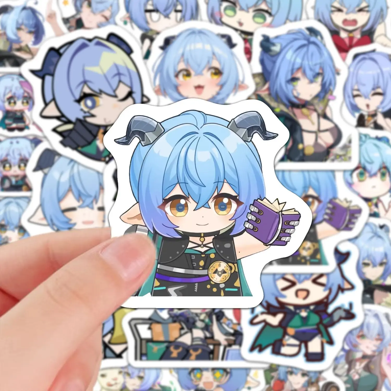 

Zenless Zone Zero Lucia Elowen Anime Student Stickers Decoration Laptop Phone Suitcase Notebook Label Stationery Sticker