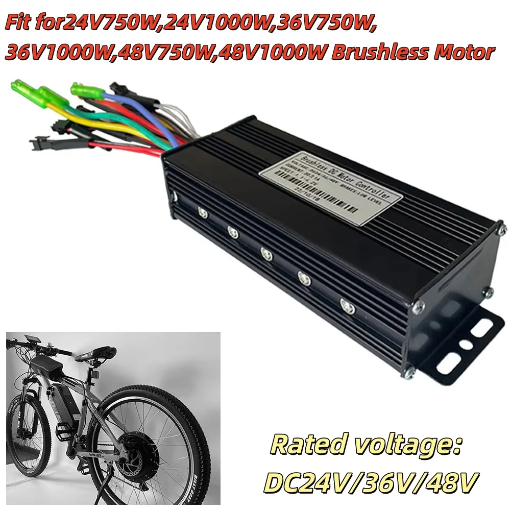 

JN 24/36/48 В синусоидальный электронный велосипед 30A 750/1000 Вт SM трехрежимный бесщеточный контроллер для электрического скутера аксессуары для электрического велосипеда