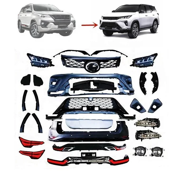 Car Parts Body Kits Upgrade to Legender 2021 For Fortuner 2015-2020