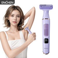 ENCHEN A1 Hair Trimmer For Lady Wet&Dry Suitable For The Whole Body Type-C Fast Charge 3-IN-1 Smooth Painless Detachable Blade