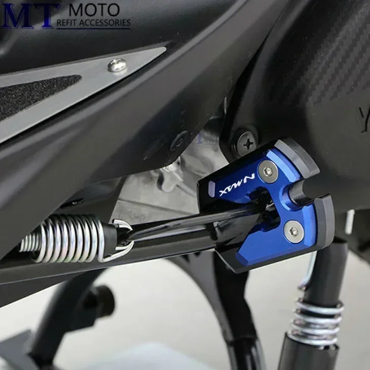 For YAMAHA NMAX 155 N-MAX 155 NMAX155 NMAX 125 2015-2018 Scooter Kickstand Sidestand Stand Extension Enlarger Pad Accessories