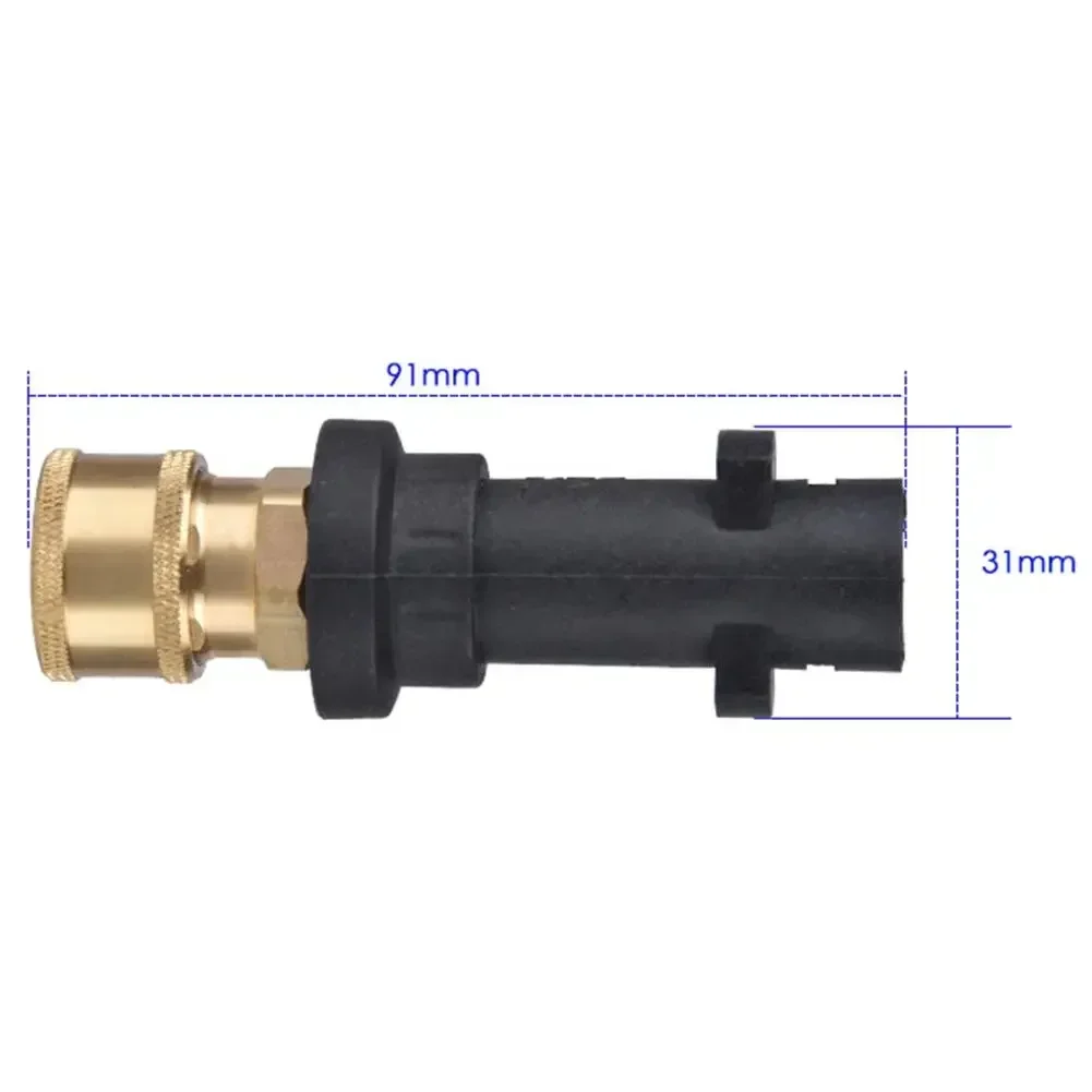 Practical High Pressure Washer Nozzle 1/4 Inch Adapter Replace Replacement For Karcher K Series Quick Connector