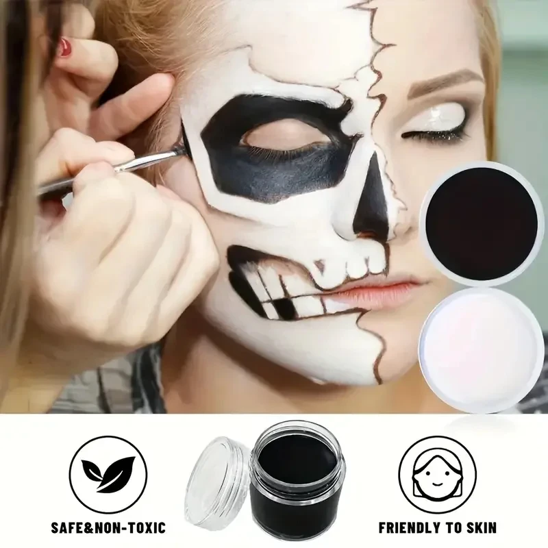 6 Colors 10g Professional Face Paint Body Paint Water Based Face Painting Makeup Safe for Kids and Adults Split Single Color