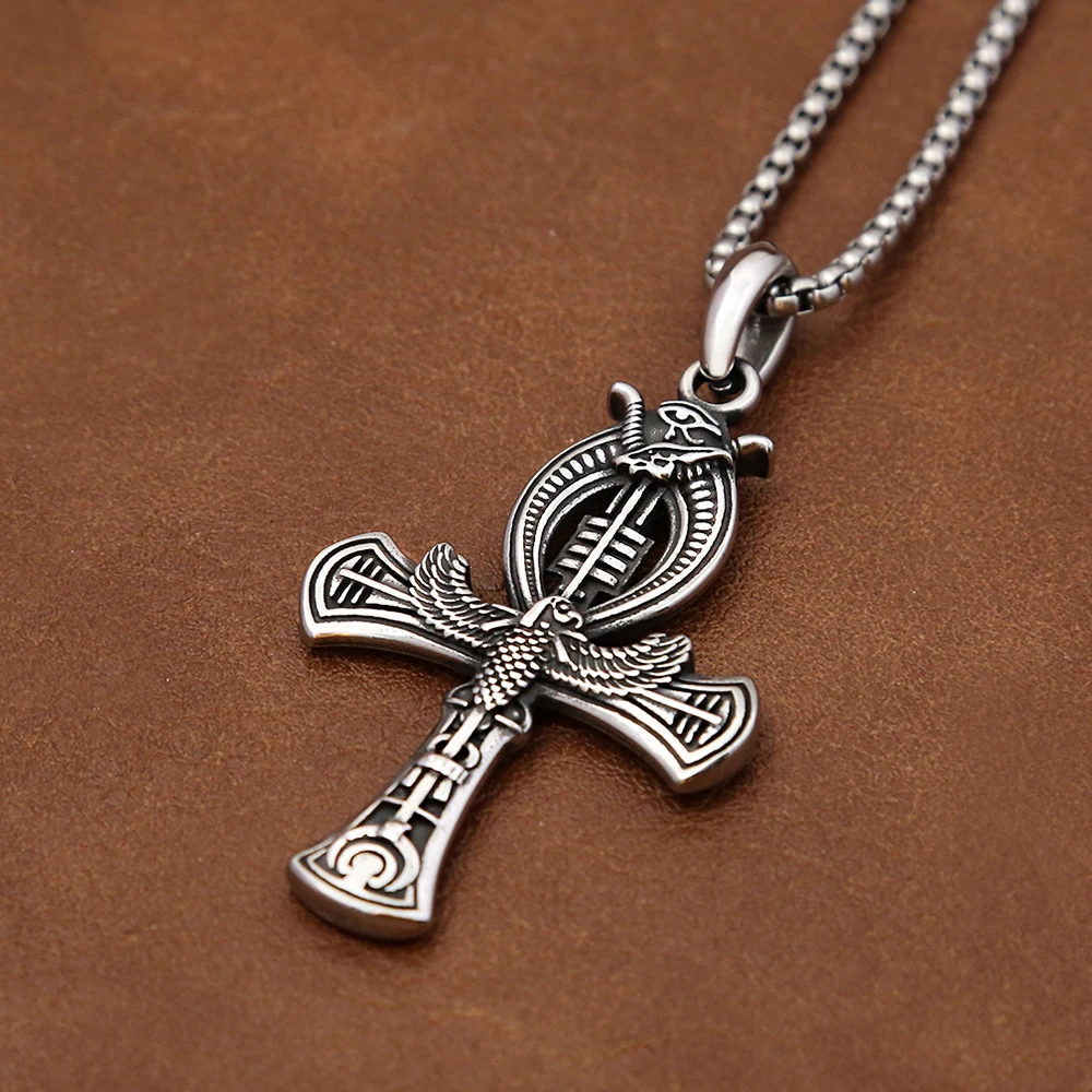 Collar de acero inoxidable con - Men Fashion Egypt reseña y precio