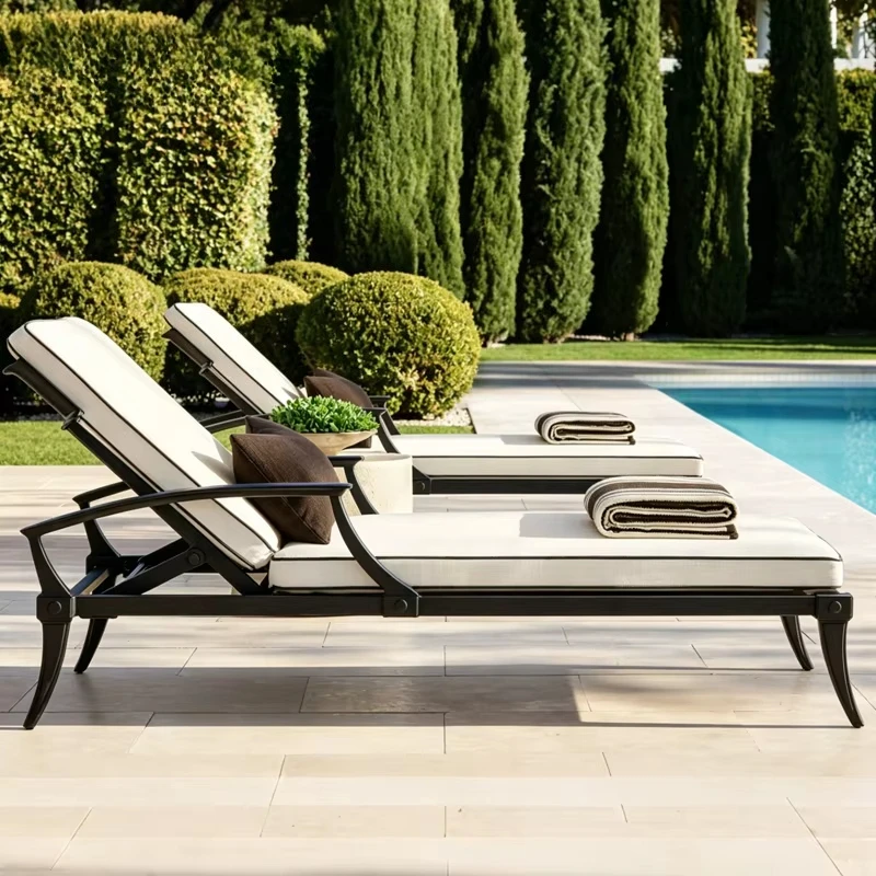 Outdoor garden courtyard villa outdoor sofa rain and sun protection