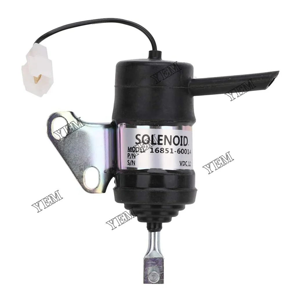 

Brand-New Stop fuel shut off Solenoid For Kubota G1900 G1900S GF1800 GF1800E D722 Engine