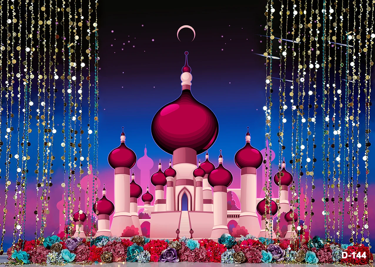 Photo Background Backdrop Arabian Palace Backgrounds Fairytale Aladdin Castle Backdrops Birthday Party Photographic Backgrounds